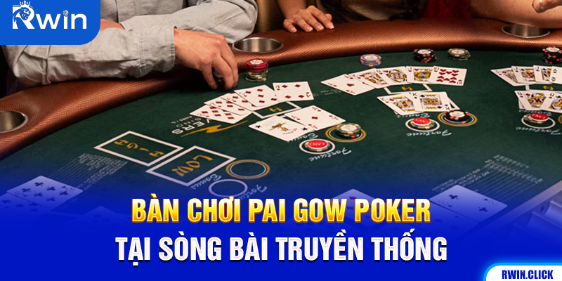 Bàn chơi Pai Gow Poker trong sòng bạc
